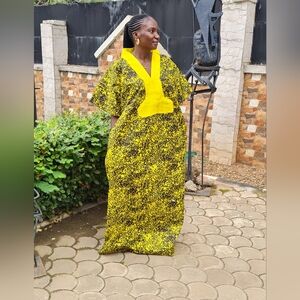Ladies Ankara caftan dress